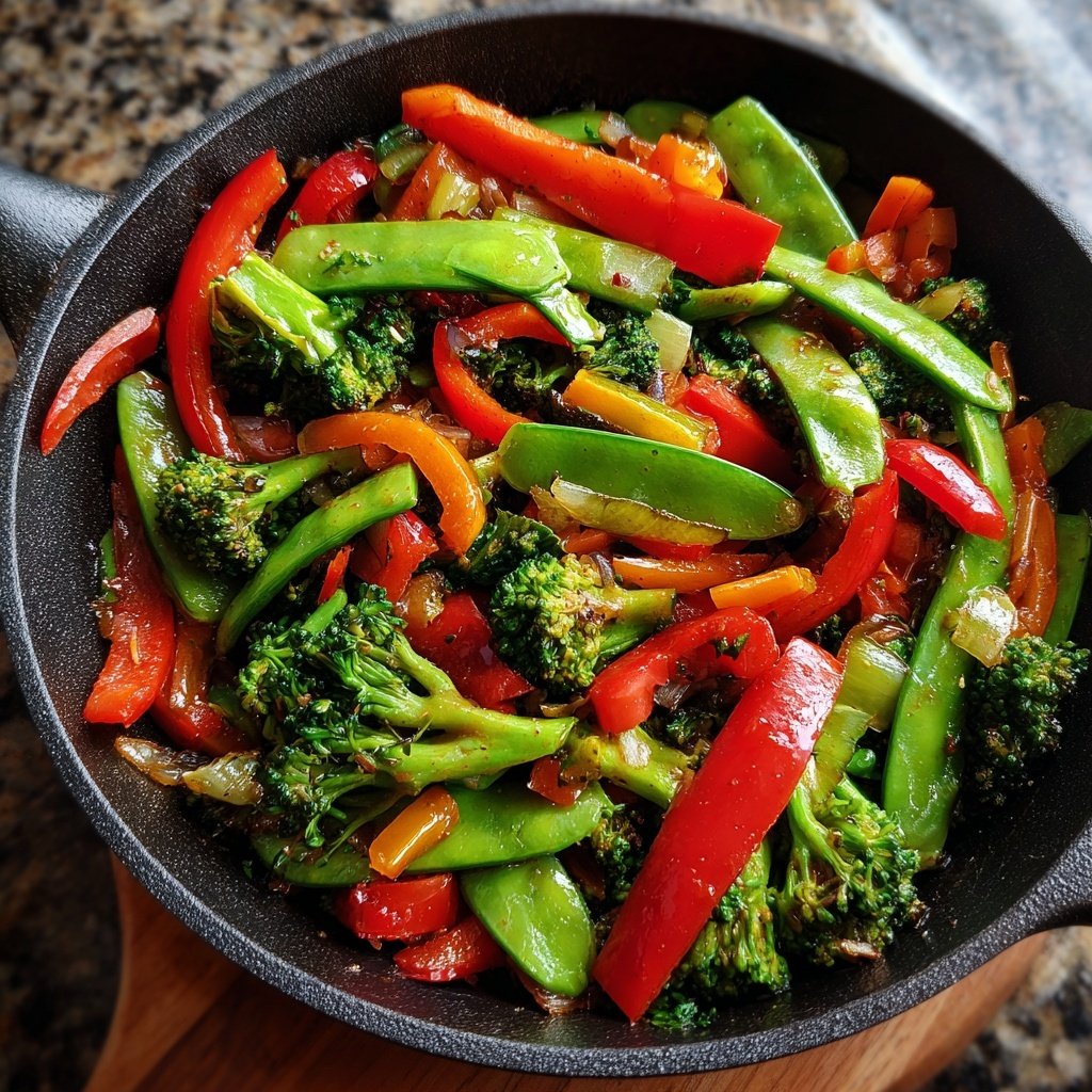 Healthy Dinner Vegetable Stir Fry