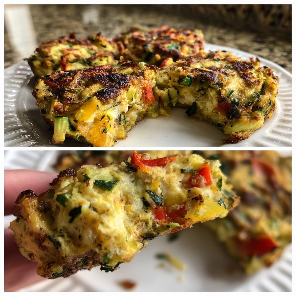 Easy Slider Garlic Herb Veggie Smash