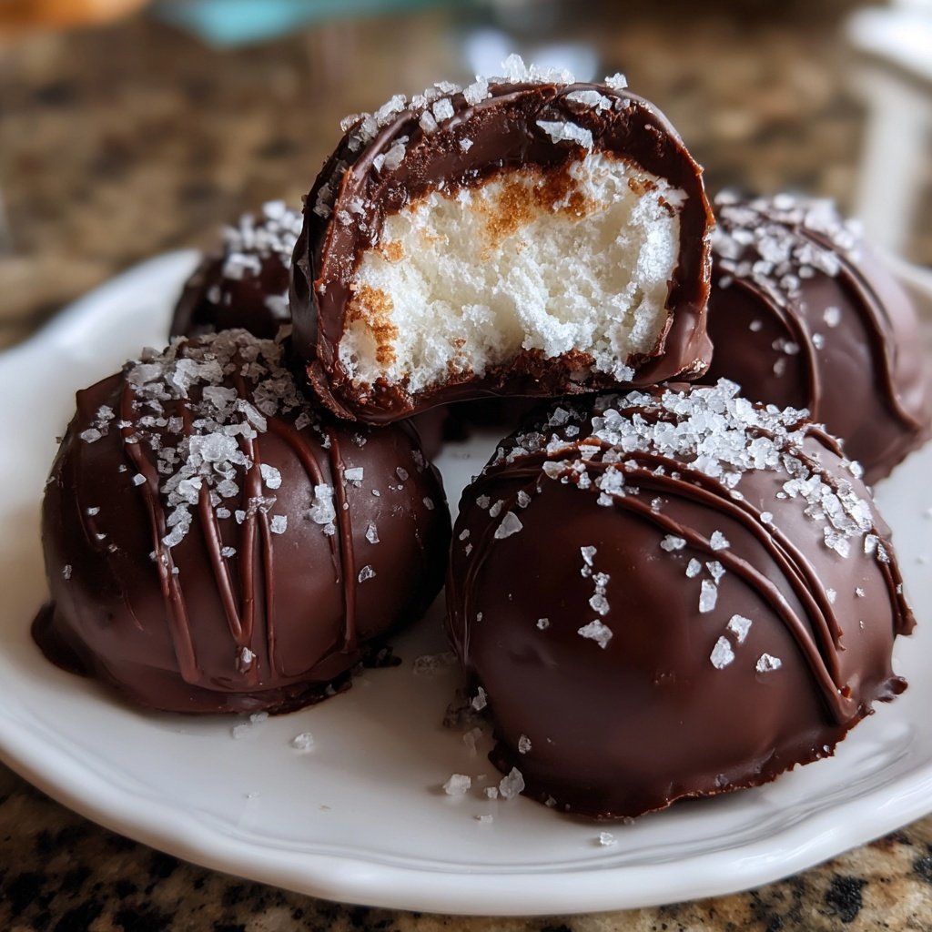 Chocolate Covered Marshmallows