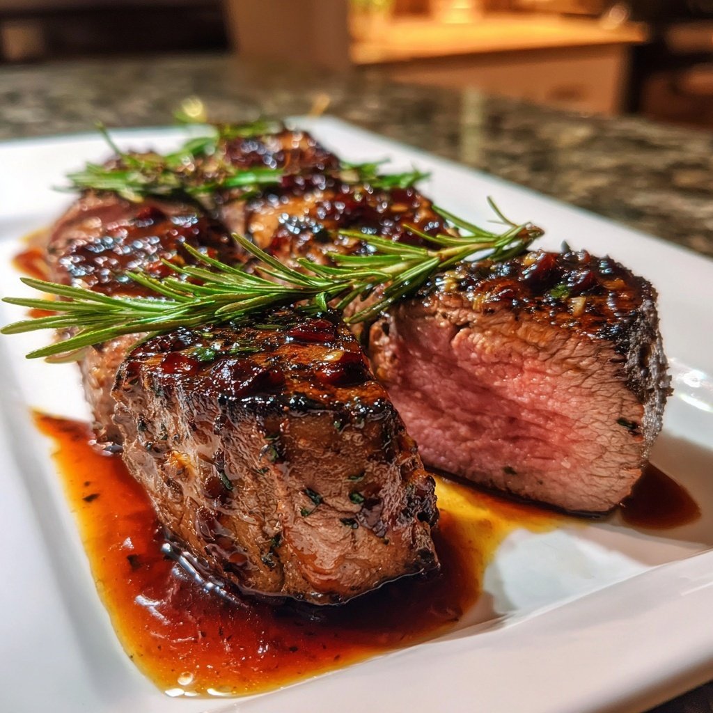 Beef Tenderloin with Fig Glaze