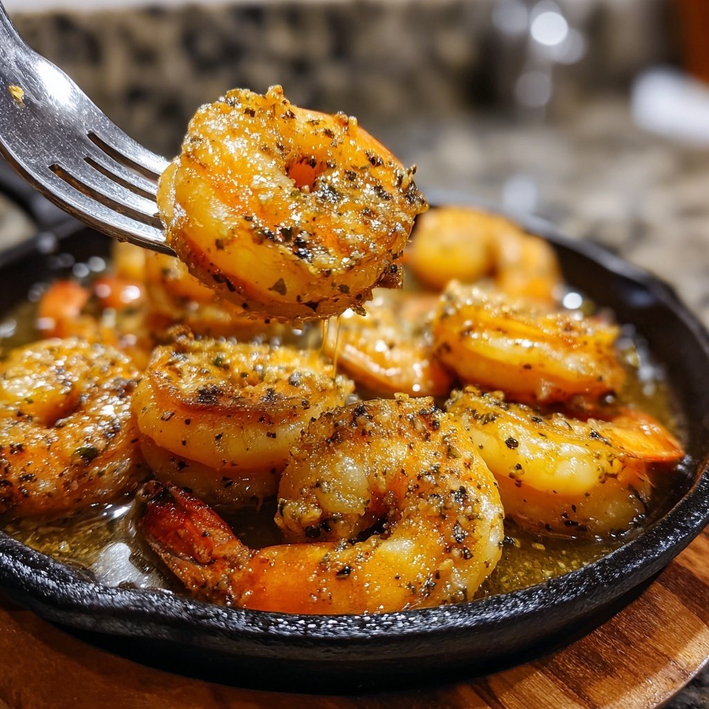 Garlic Butter Shrimp with White Wine