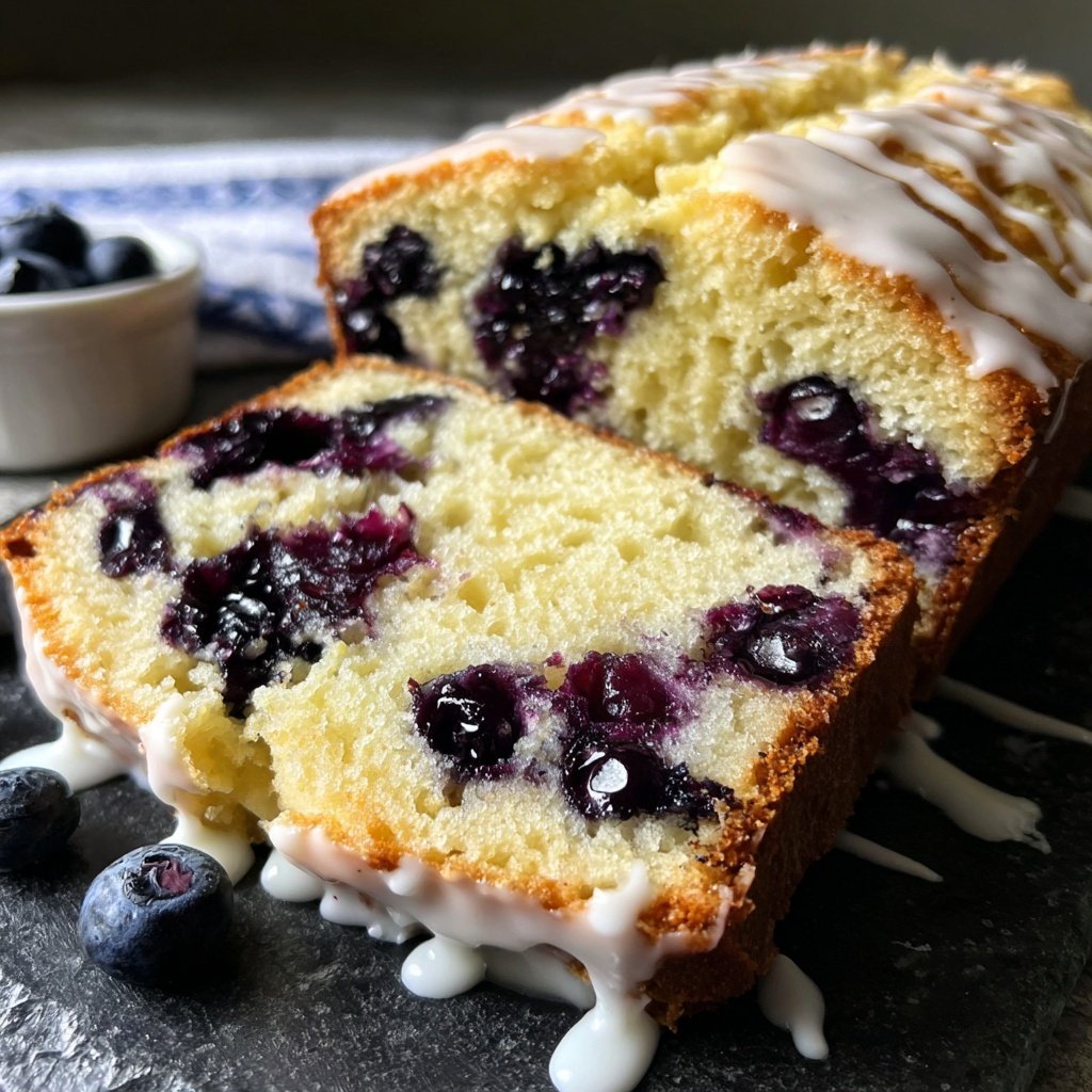 Blueberry Lemon Yogurt Bread