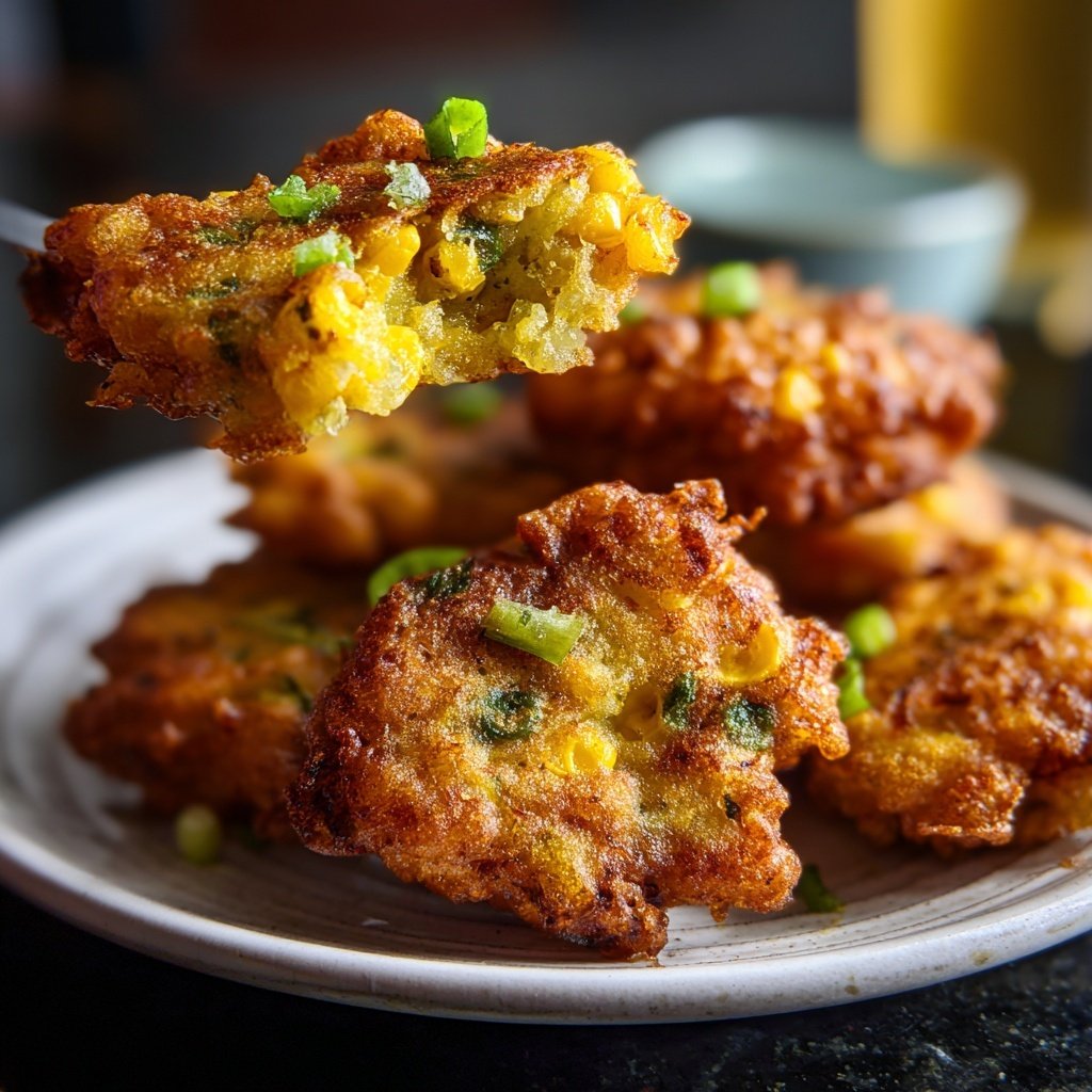 Jamaican Sweet Corn Fritters