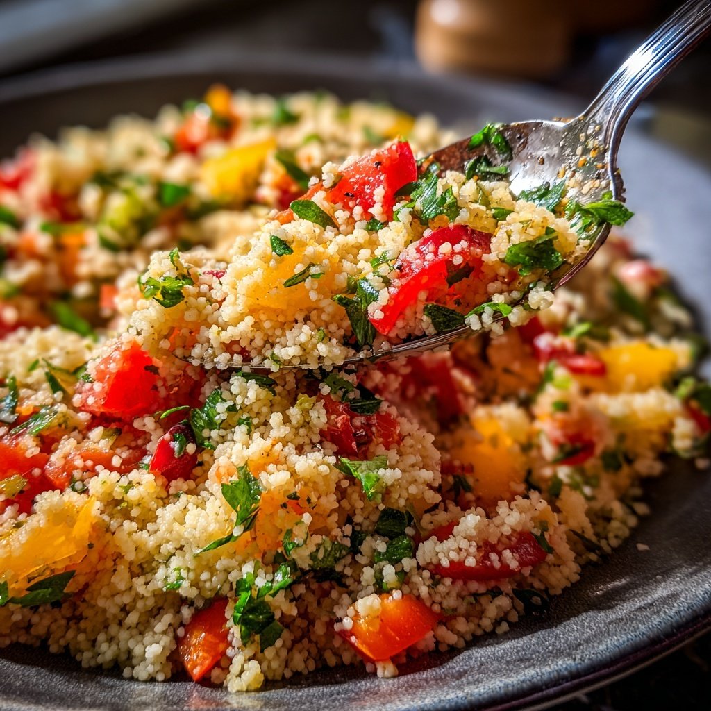 Healthy Lunch Mediterranean Couscous
