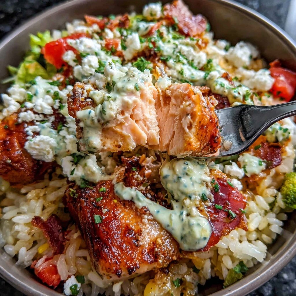 Easy Healthy Salmon Rice Bowl