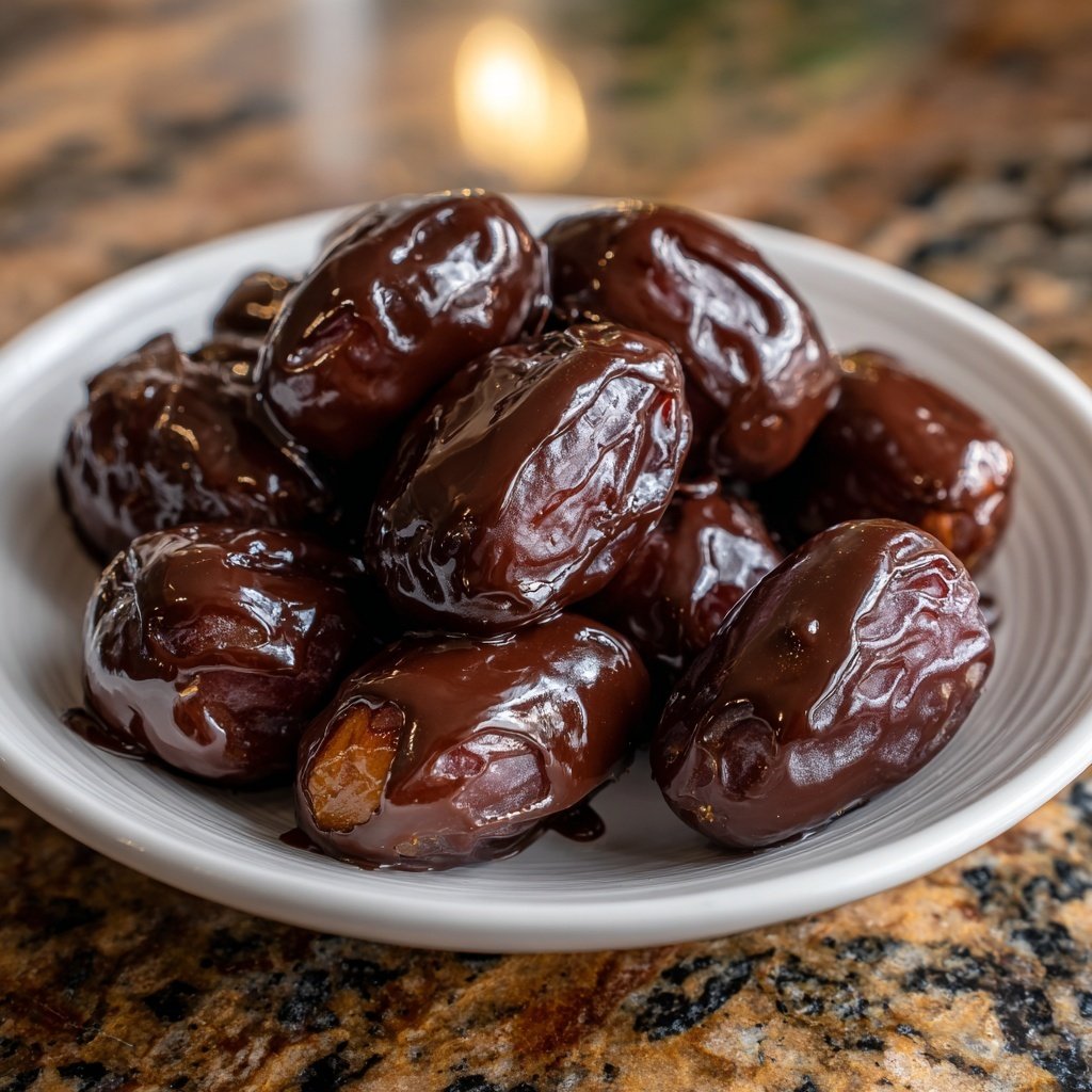 Valentines Snacks Chocolate Covered Dates