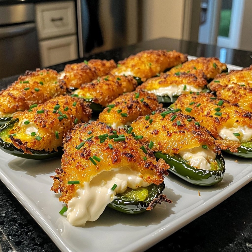 Jalapeno Poppers with Cream Cheese and Chives
