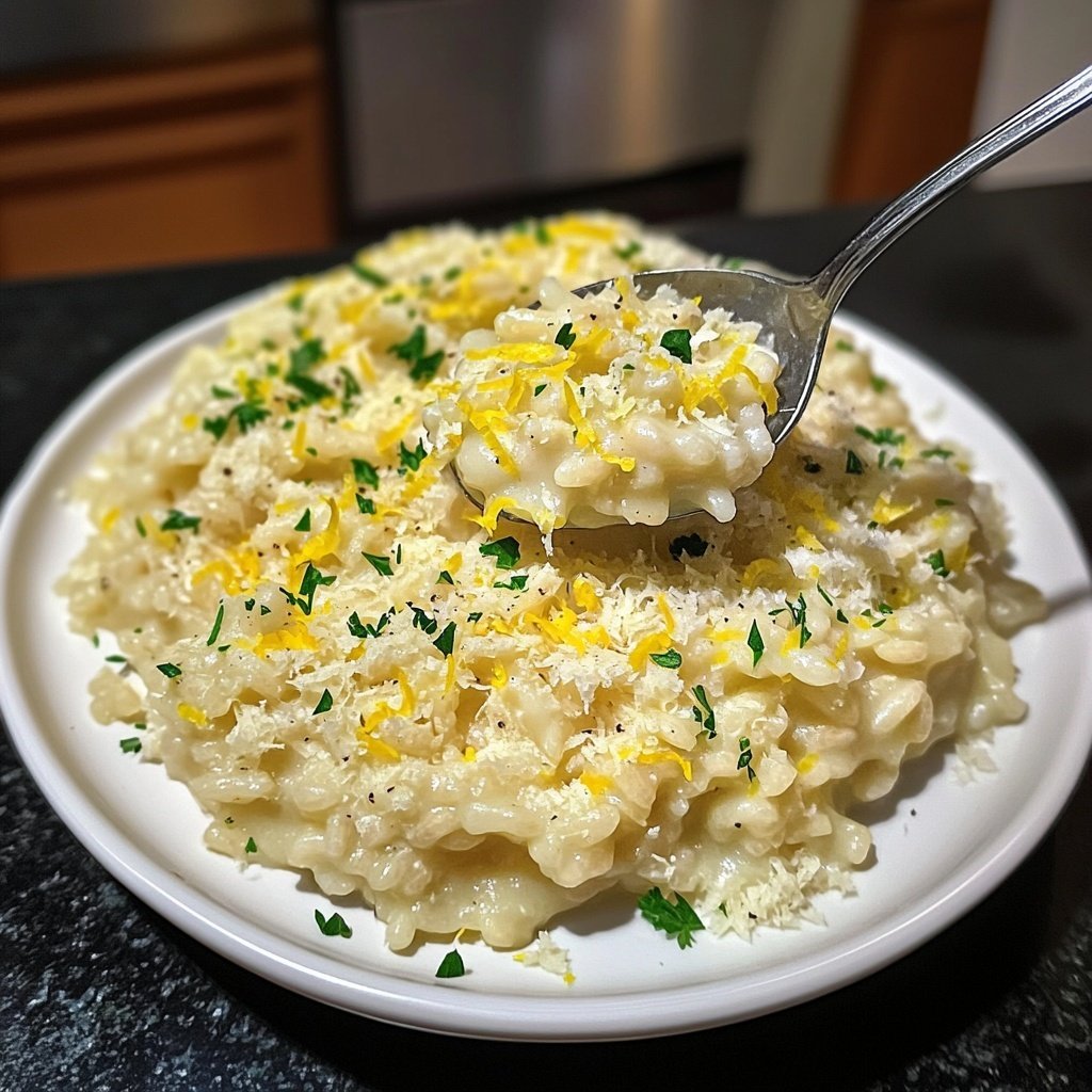 Romantic Lemon Parmesan Risotto