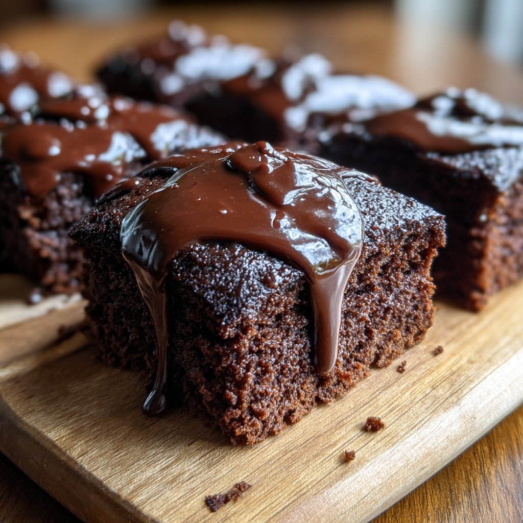 Moist Dark Cocoa Snack Cake