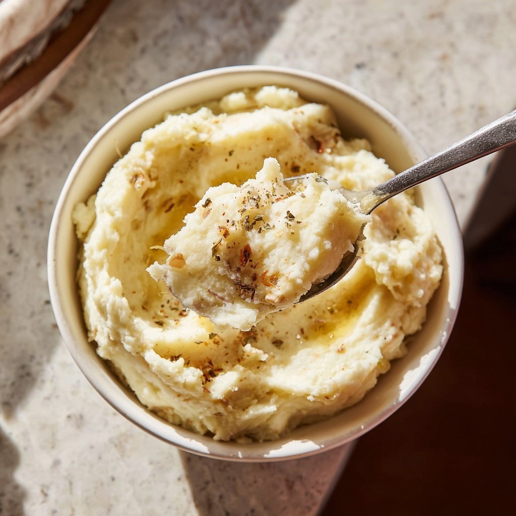 Garlic Mashed Potatoes for Two