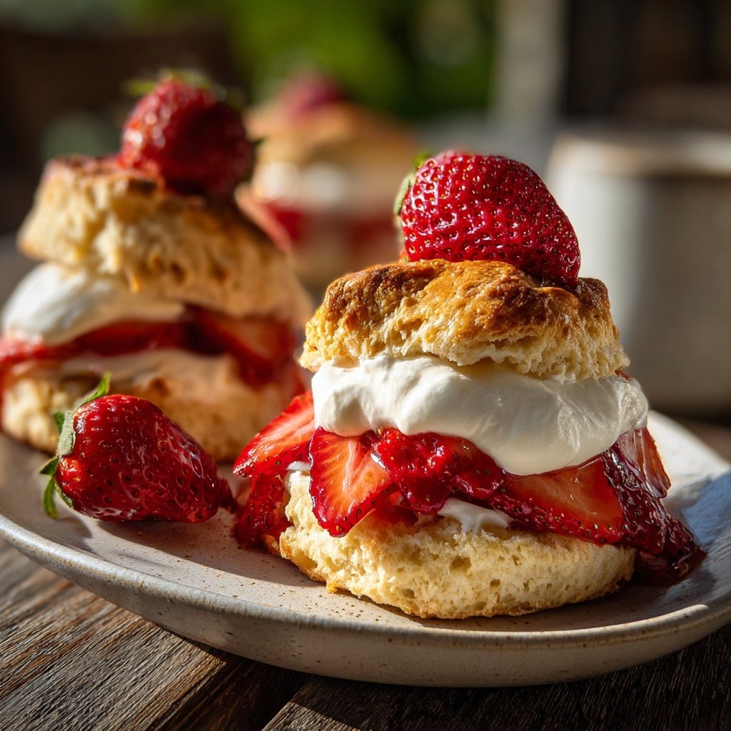 Classic Strawberry Shortcake Biscuits
