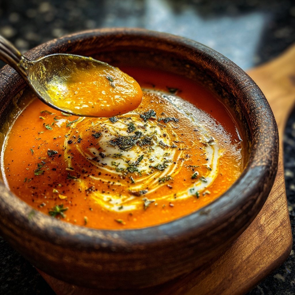 Spring Carrot And Ginger Soup
